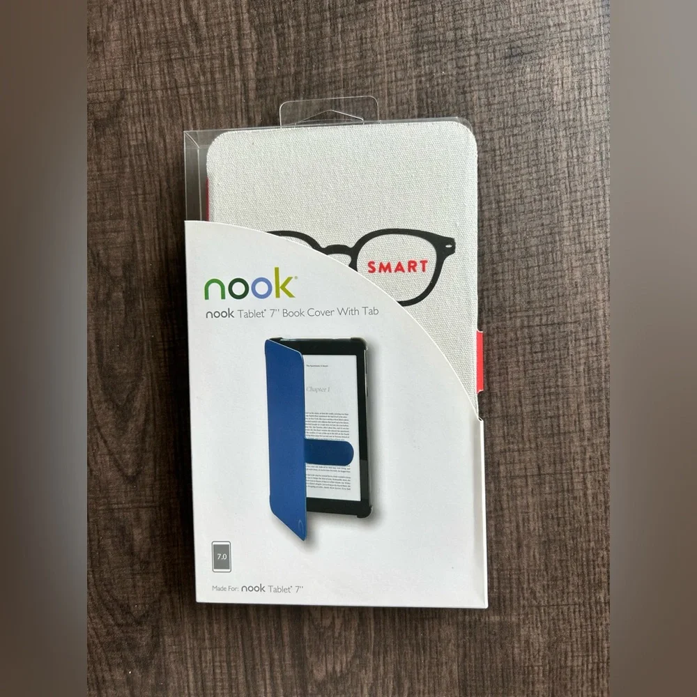 NOOK Tablet 7” Book Cover with Tab:Book Smart